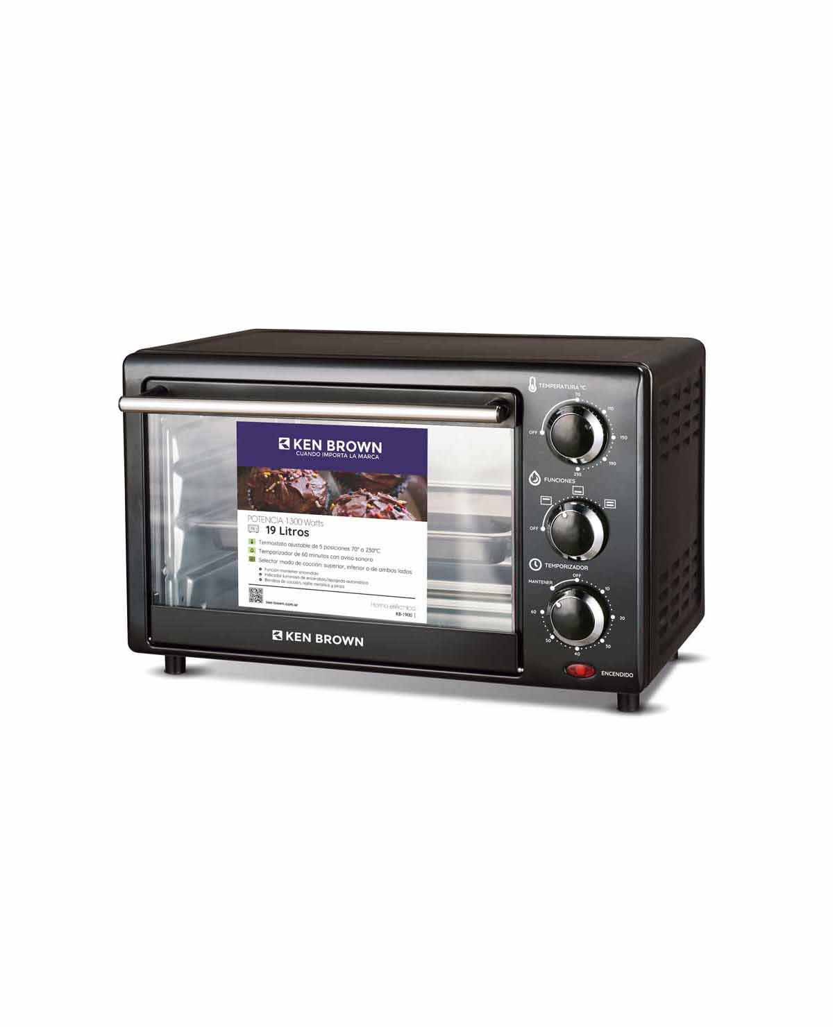 Horno Eléctico Ken Brown 19 Lts